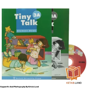قیمت و خرید کتاب Tiny Talk 3A از کتاب لند - تصویر اصلی - تصویر اول - تصویر جلد روی کتاب به همراه کتاب کار و DVD