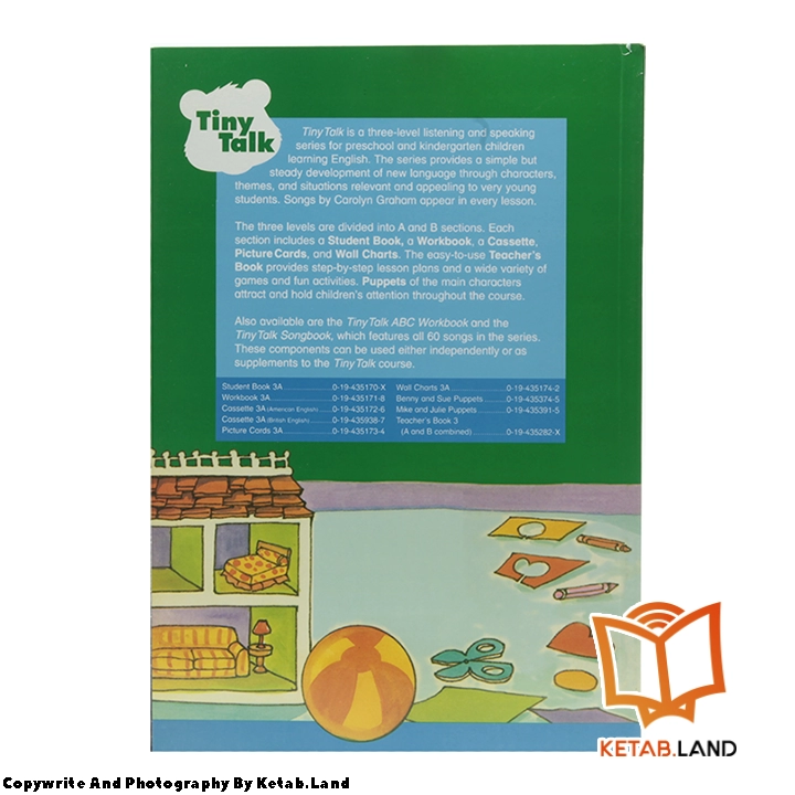 قیمت و خرید کتاب Tiny Talk 3A از کتاب لند - تصویر سوم - تصویر جلد پشت کتاب