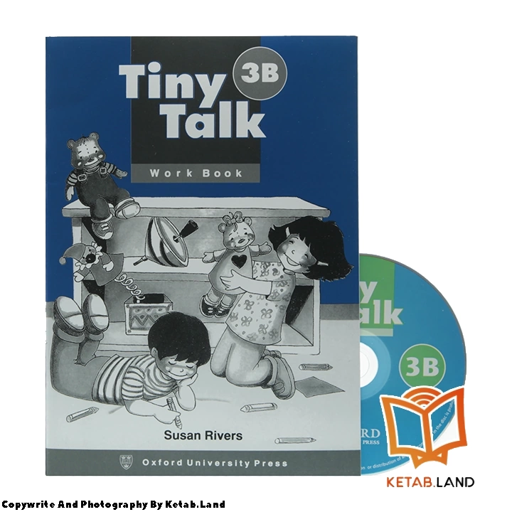 قیمت و خرید کتاب Tiny Talk 3B از کتاب لند - تصویر چهارم - تصویر متعلقات همراه کتاب - کتاب کار و DVD