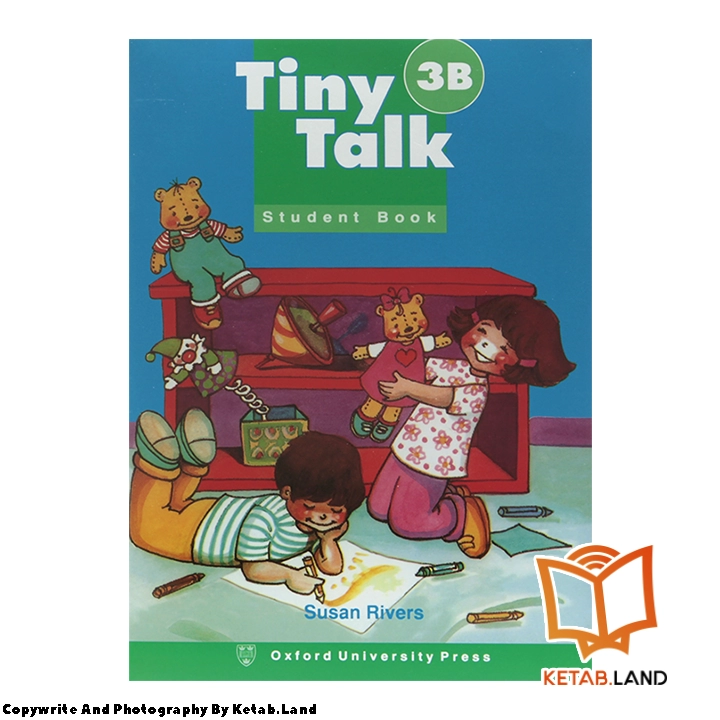 قیمت و خرید کتاب Tiny Talk 3B از کتاب لند - تصویر دوم - تصویر جلد روی کتاب