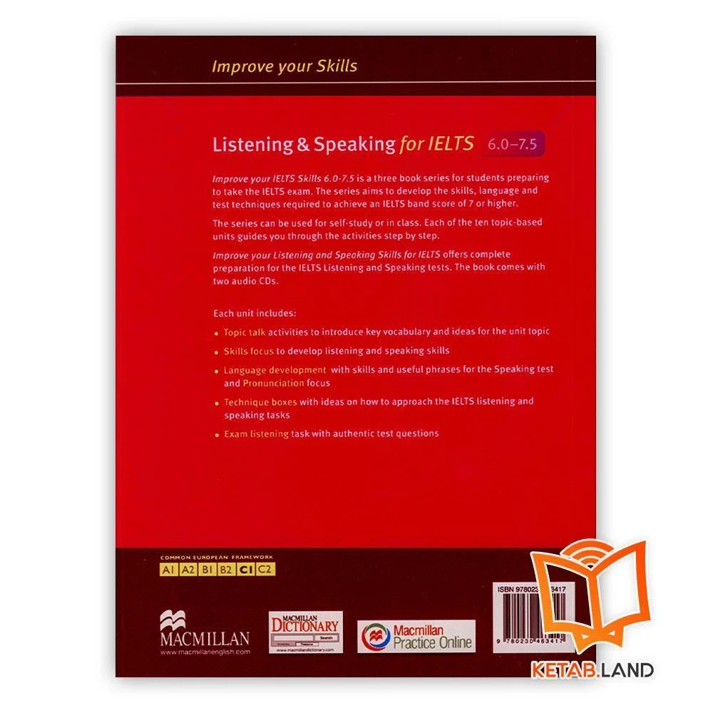 کتاب Improve Your Skills Listening and Speaking for IELTS 6.0-7.5 - Image 2