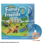 قیمت و خرید کتاب American Family and Friends 1 2nd از کتاب لند - تصویر اصلی - تصویر اول - تصویر جلد روی کتاب به همراه کتاب کار، DVD