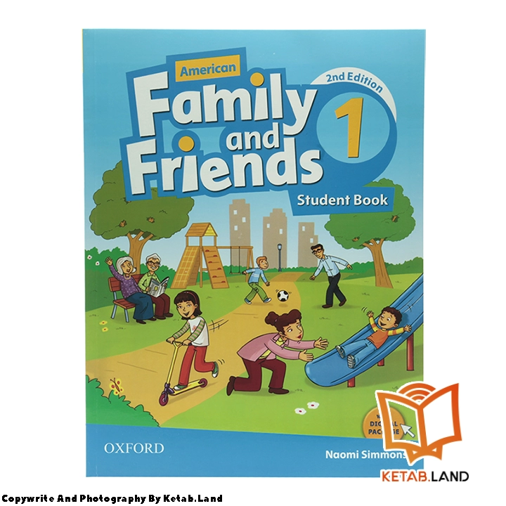 قیمت و خرید کتاب American Family and Friends 1 2nd از کتاب لند - تصویر دوم - تصویر جلد روی کتاب