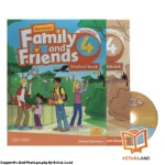 قیمت و خرید کتاب American Family and Friends 4 2nd از کتاب لند - تصویر اصلی - تصویر اول - تصویر جلد روی کتاب به همراه کتاب کار، DVD