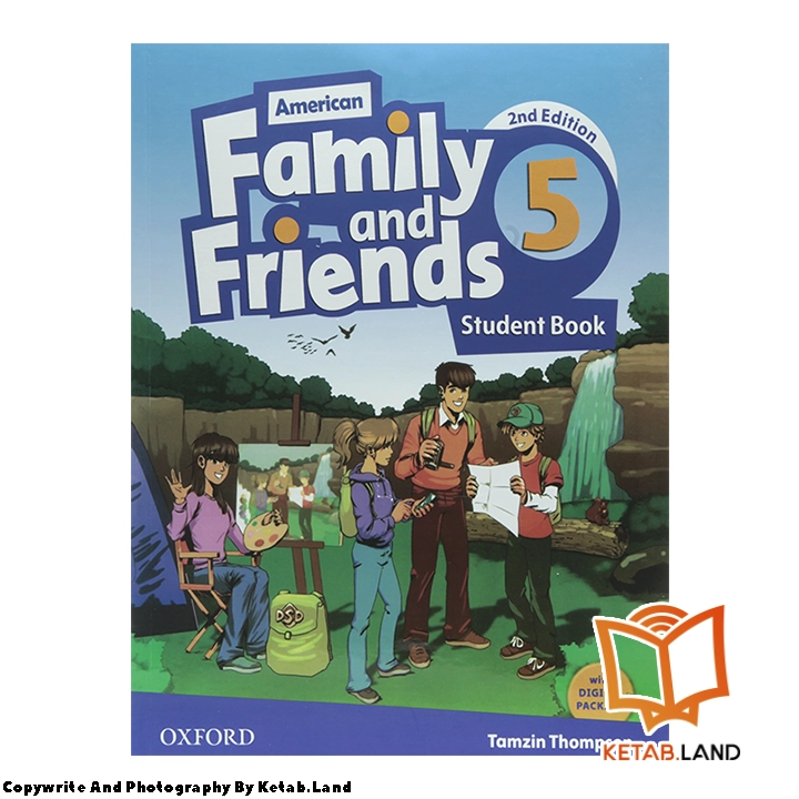 قیمت و خرید کتاب American Family and Friends 5 2nd از کتاب لند - تصویر دوم - تصویر جلد روی کتاب