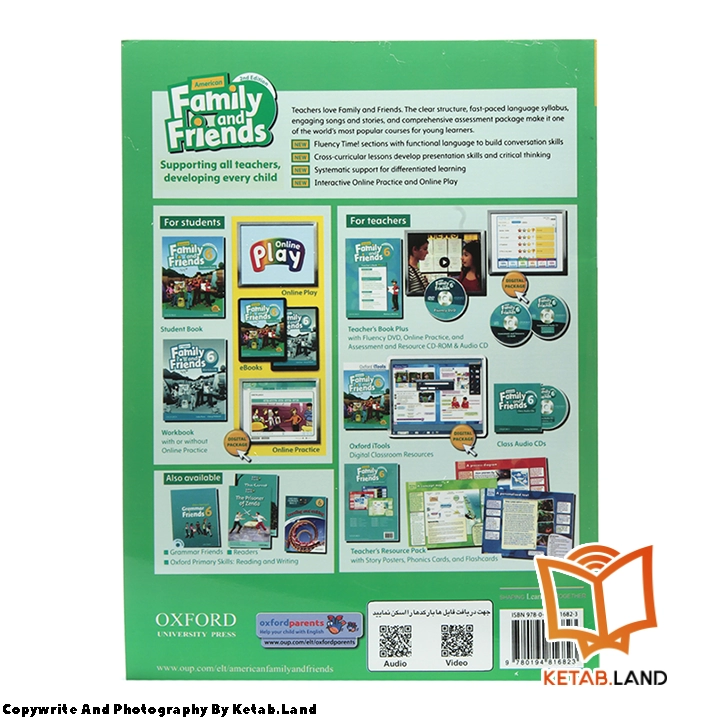 قیمت و خرید کتاب American Family and Friends 6 2nd از کتاب لند - تصویر سوم - تصویر جلد پشت کتاب