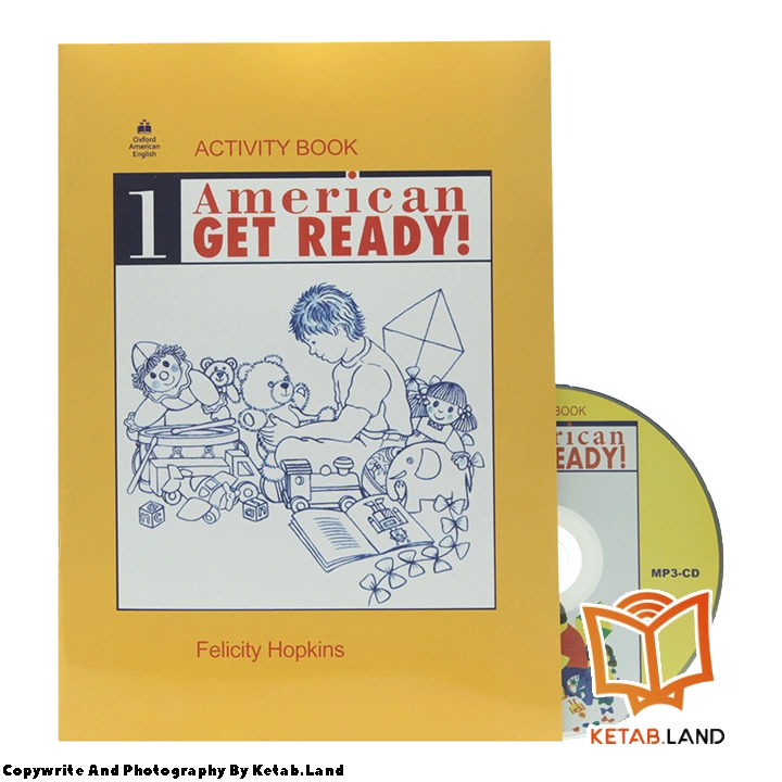 قیمت و خرید کتاب American Get Ready 1 از کتاب لند - تصویر چهارم - تصویر متعلقات همراه کتاب - کتاب کار و DVD
