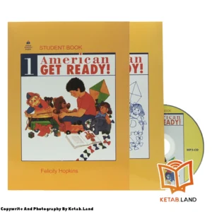 قیمت و خرید کتاب American Get Ready 1 از کتاب لند - تصویر اصلی - تصویر اول - تصویر جلد روی کتاب به همراه کتاب کار و DVD