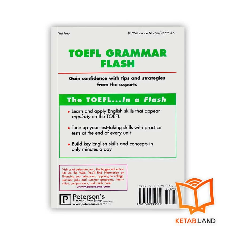 قیمت کتاب TOEFL Grammar Flash