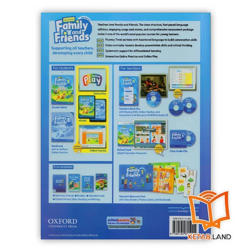 کتاب معلم American Family and Friends 1 2nd