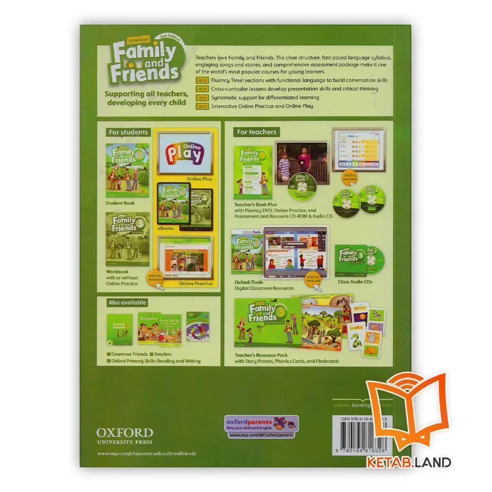 کتاب معلم American Family and Friends 3 2nd