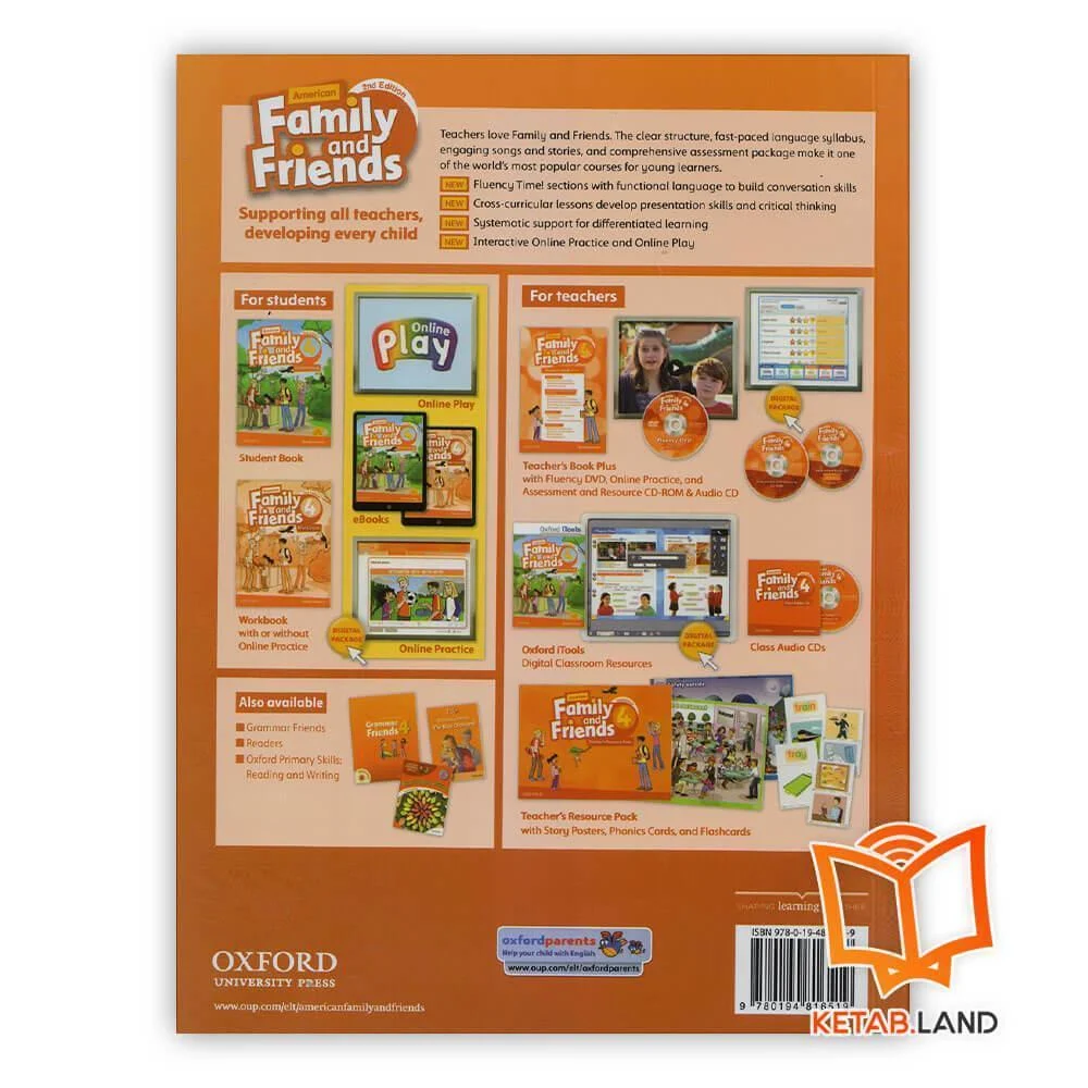 کتاب معلم American Family and Friends 4 2nd