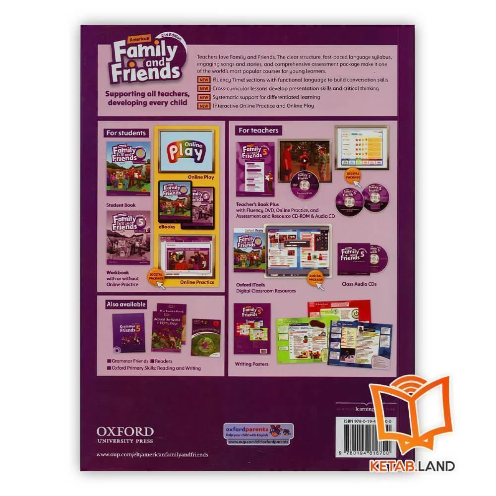 کتاب معلم American Family and Friends 5 2nd