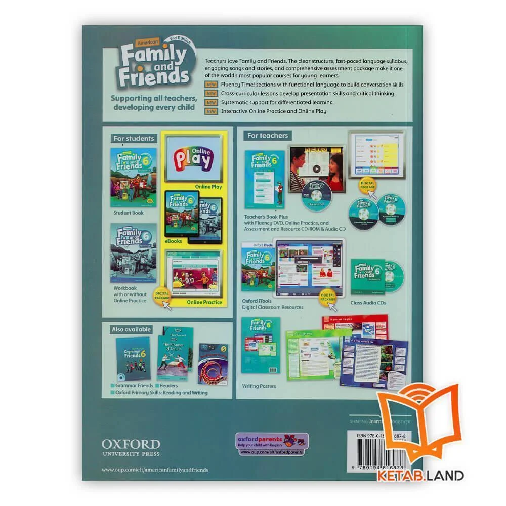 کتاب معلم American Family and Friends 6 2nd