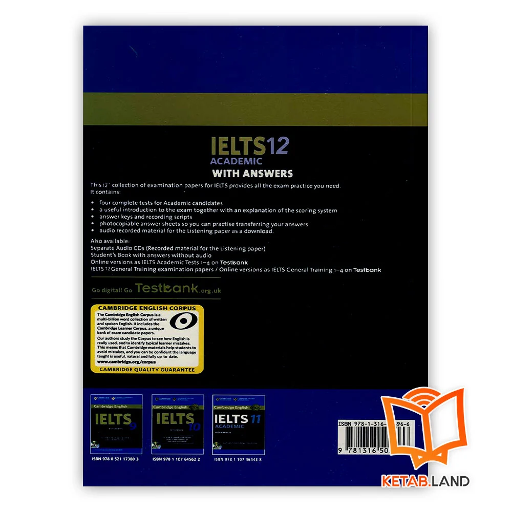 قیمت کتاب Cambridge English IELTS 12 Academic