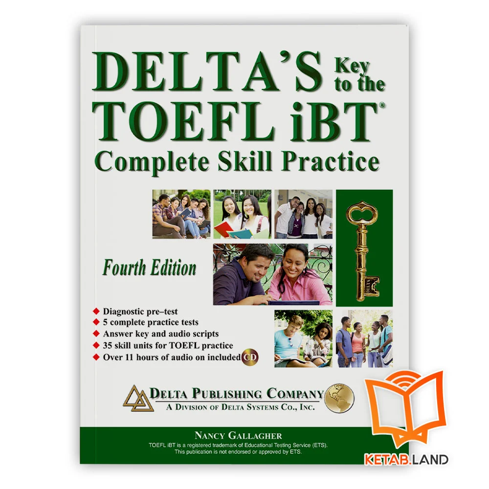 خرید کتاب Delta’s Key To TOEFL IBT 4th+DVD