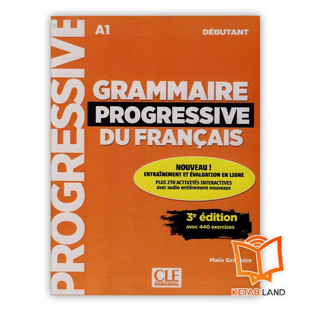 Progressive-A1-front خرید کتاب زبان فرانسه گرامر پروگرسیو دبوتان ویرایش سوم