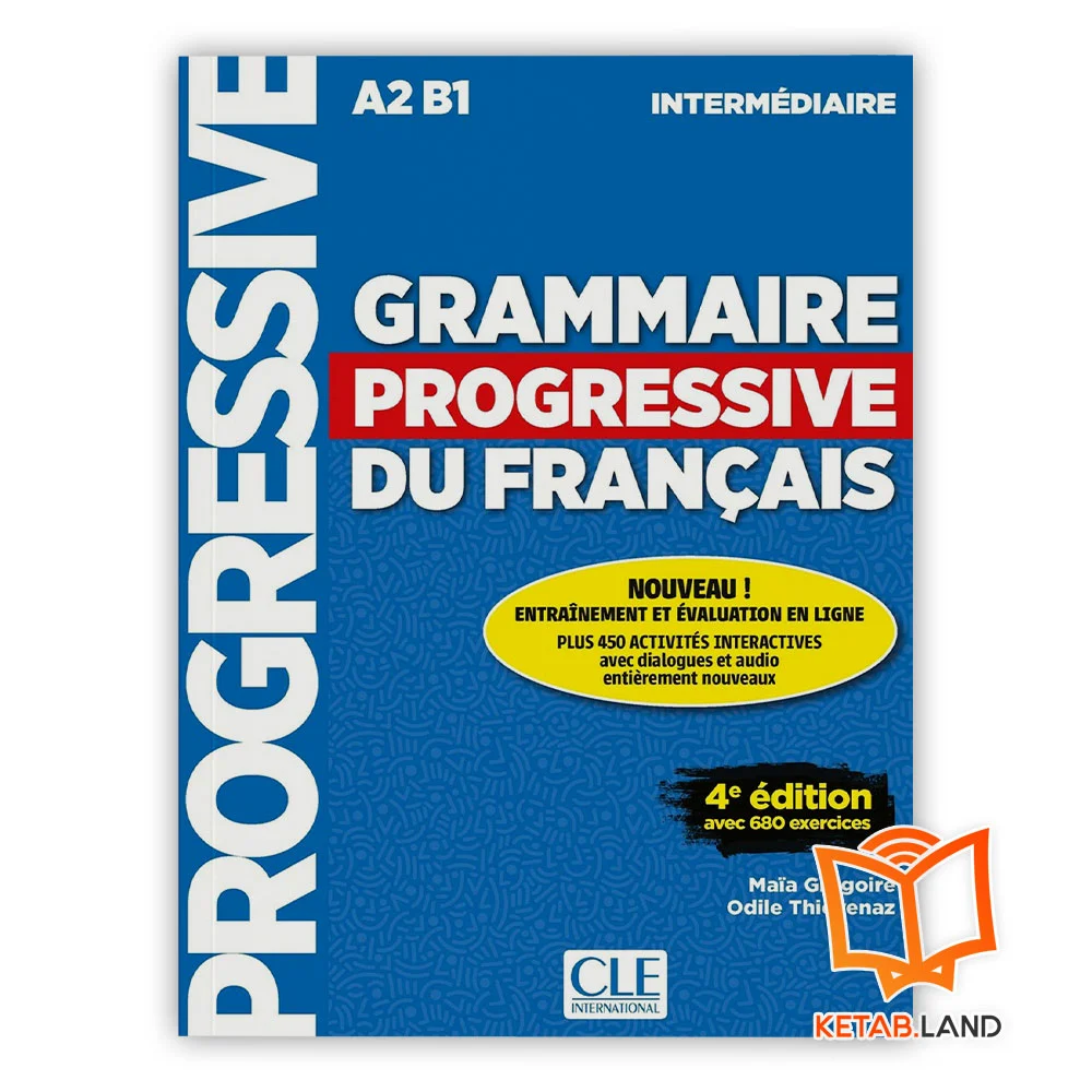 Progressive-A2-B1 کتاب گرامر پروگرسیو فرانسه ویرایش چهارم