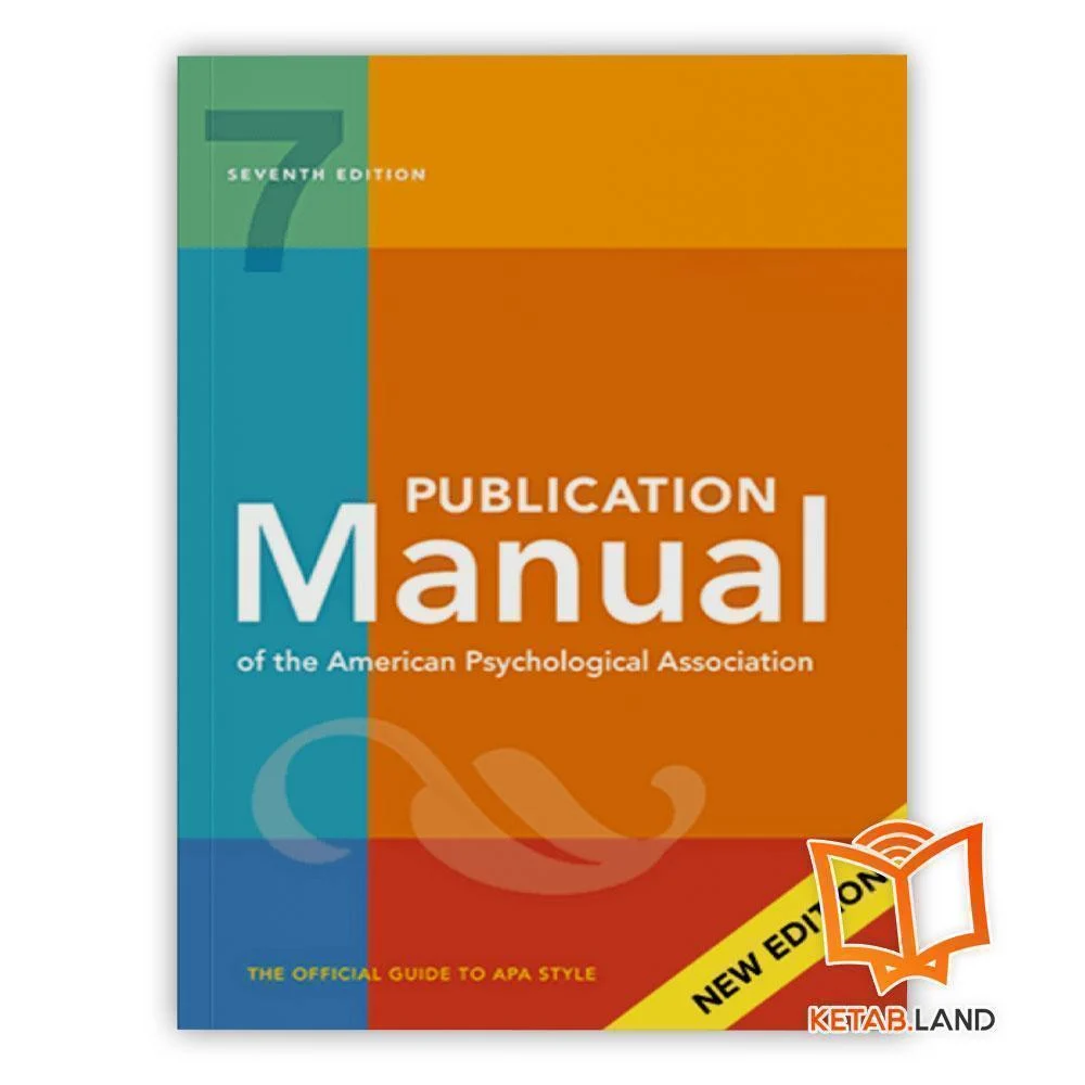 خرید کتاب پاپلیکشن منیول آف امریکن سایکولوژی اسوسیشن