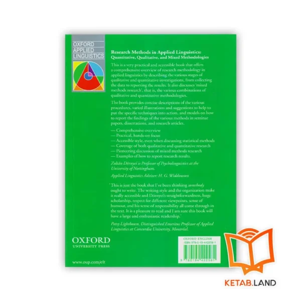 خرید کتاب Research Methods in Applied Linguistics با تخفیف - کتاب لند