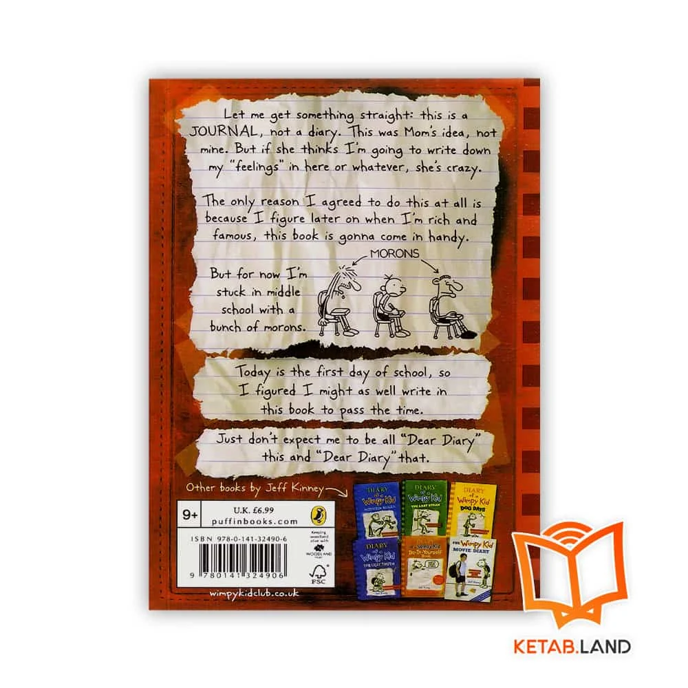 قیمت کتاب Diary of a Wimpy Kid a Novel in Cartoons