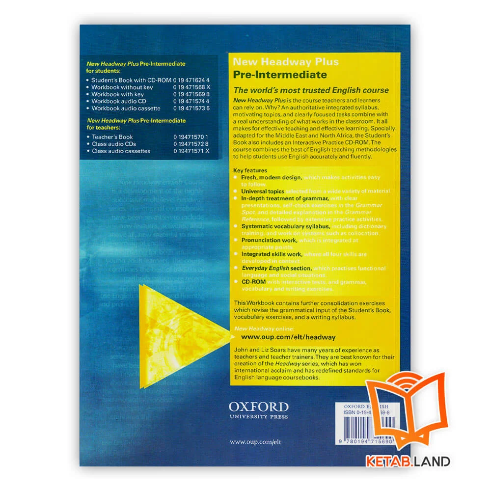 خرید آنلاین کتاب New Headway Plus Pre-Intermediate