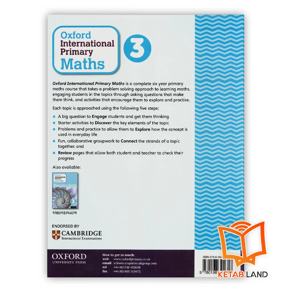 قیمت کتاب Oxford International Primary Math 3