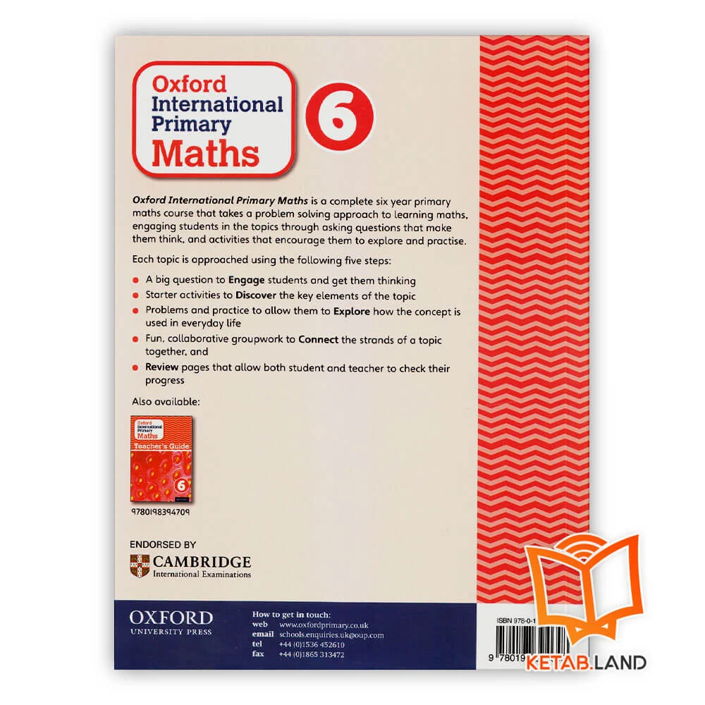 قیمت کتاب Oxford International Primary Math 6