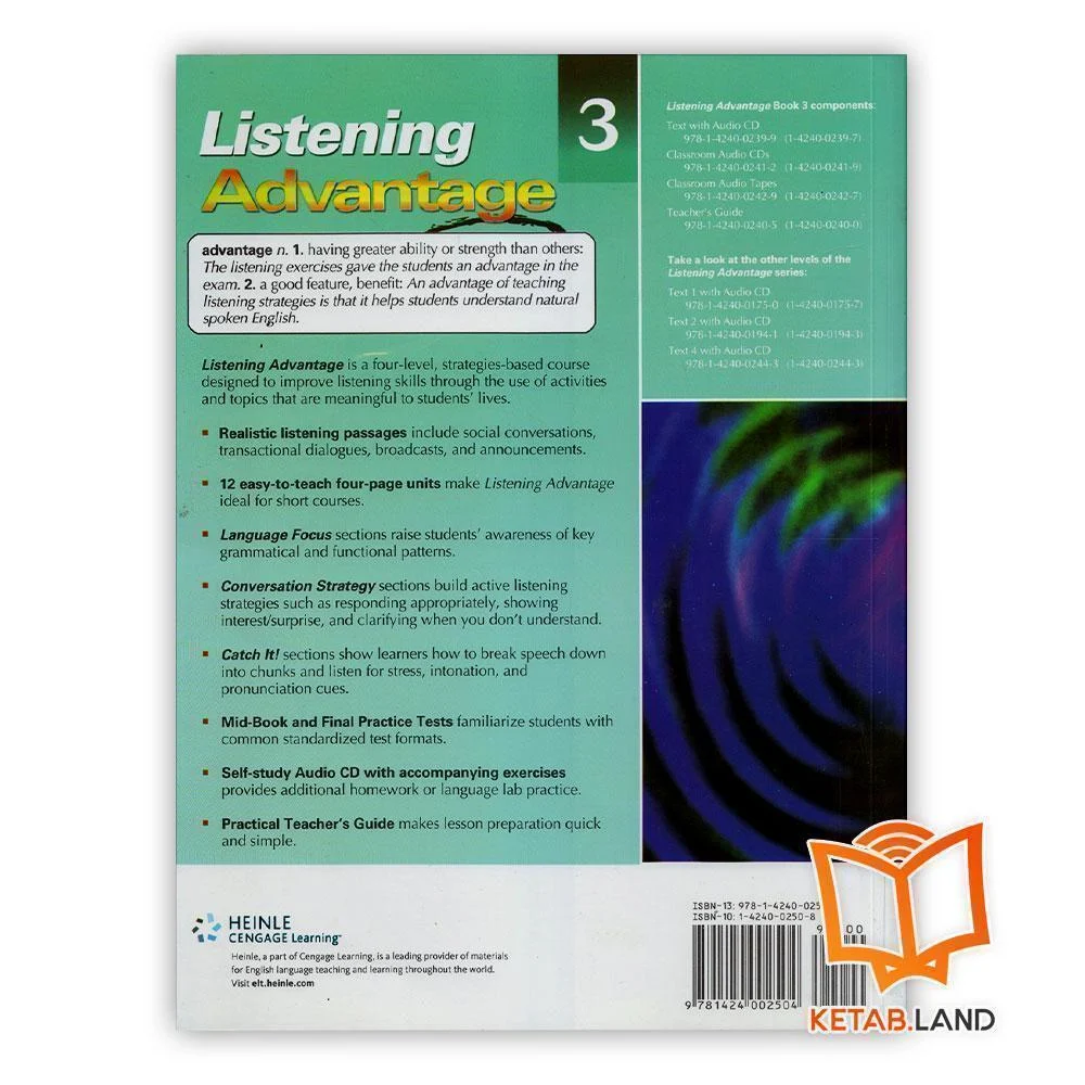 قیمت کتاب Listening Advantage 3