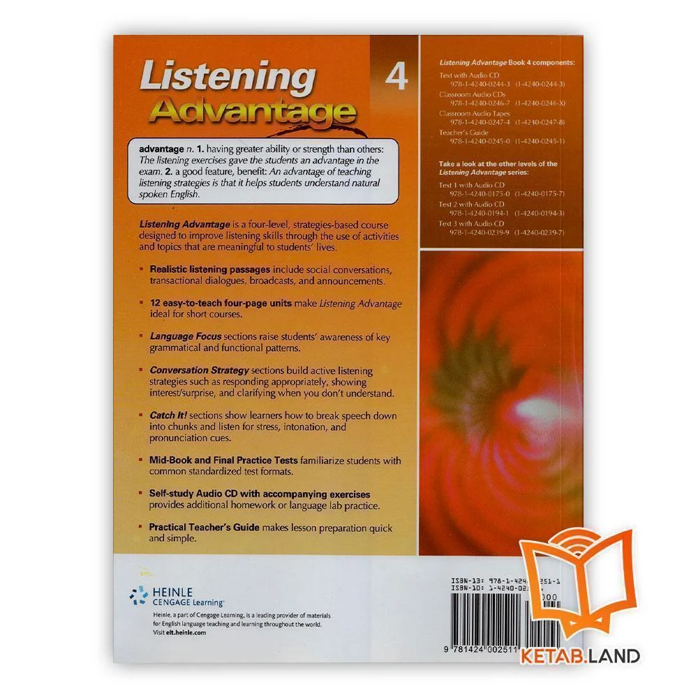 قیمت کتاب 4 Listening Advantage