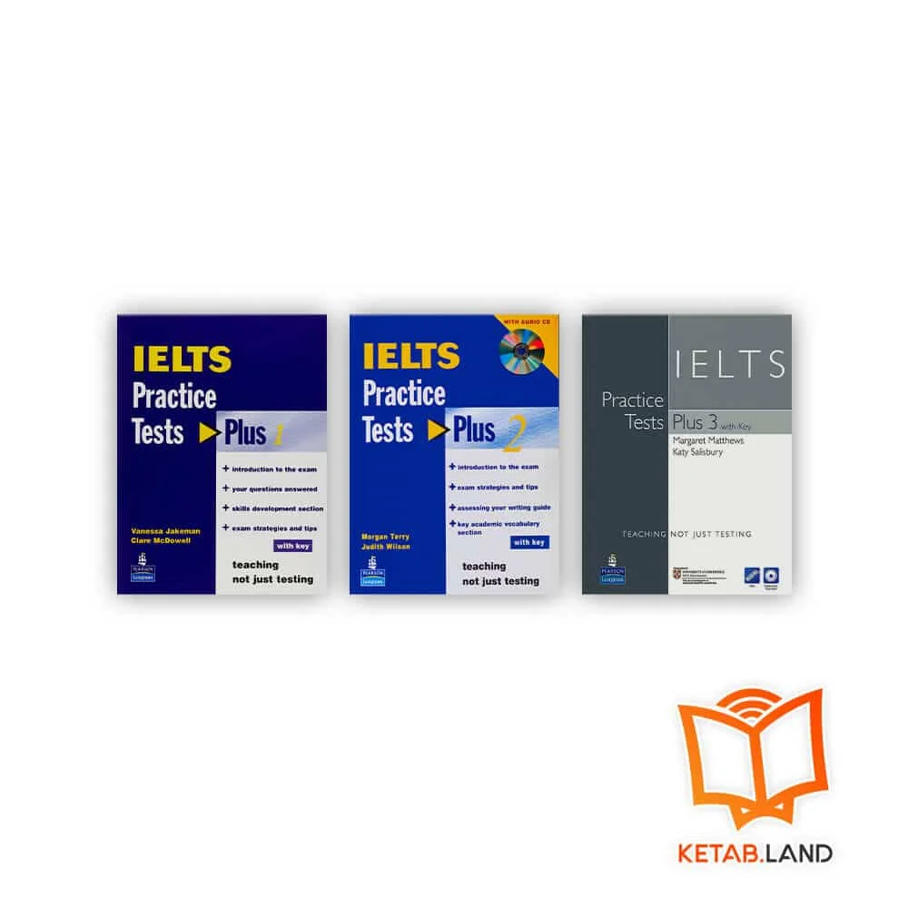 خرید پک کامل 3 جلدی کتاب های IELTS Practice Test Plus