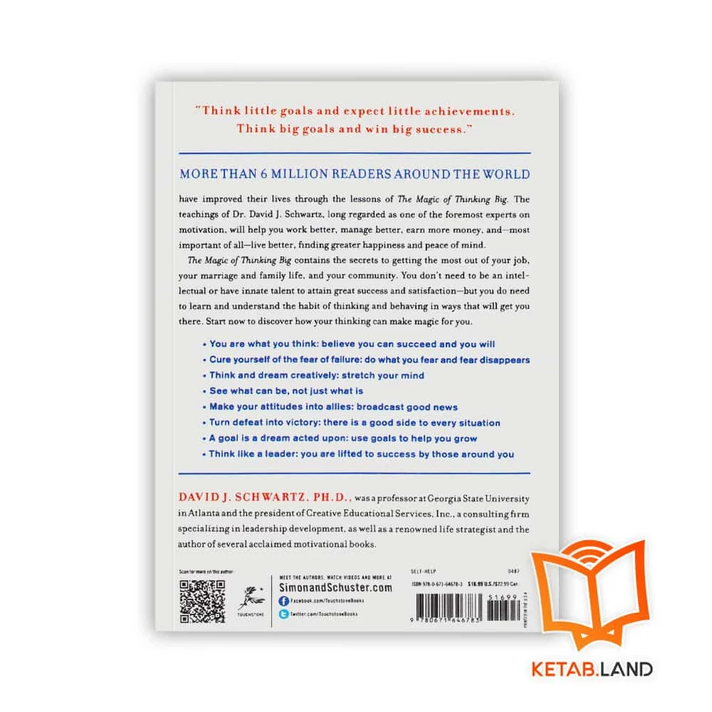 قیمت کتاب The Magic of Thinking Big