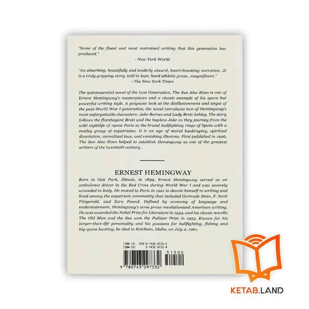 قیمت رمان The Sun Also Rises