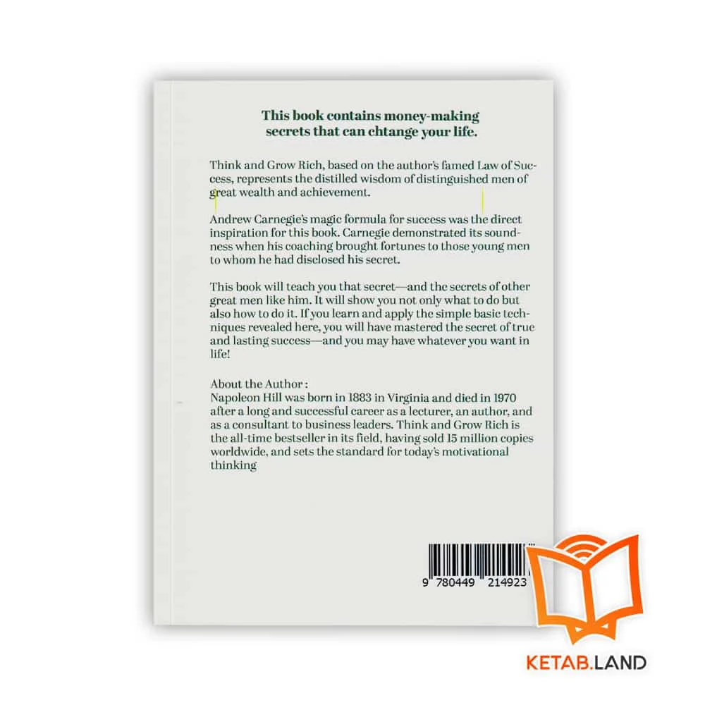 قیمت رمان Think and Grow Rich