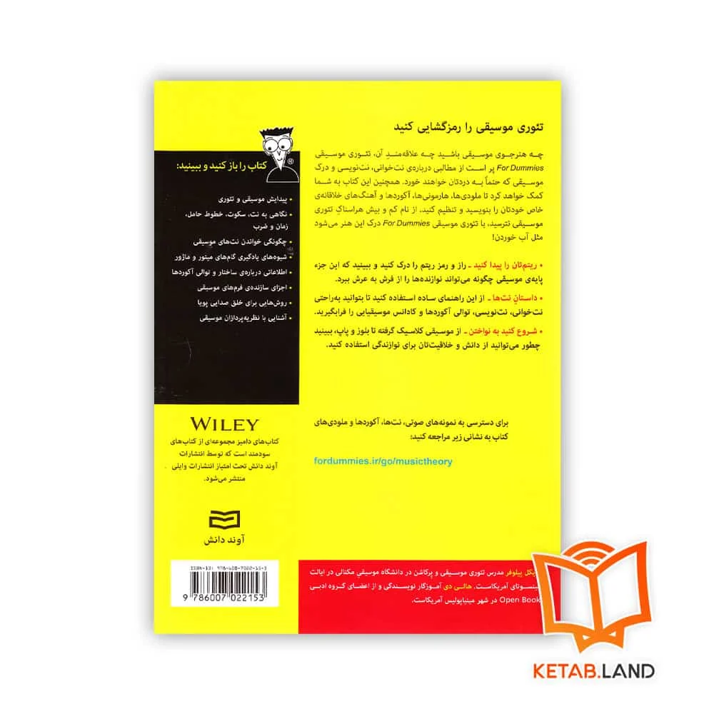 قیمت کتاب تئوری موسیقی For Dummies