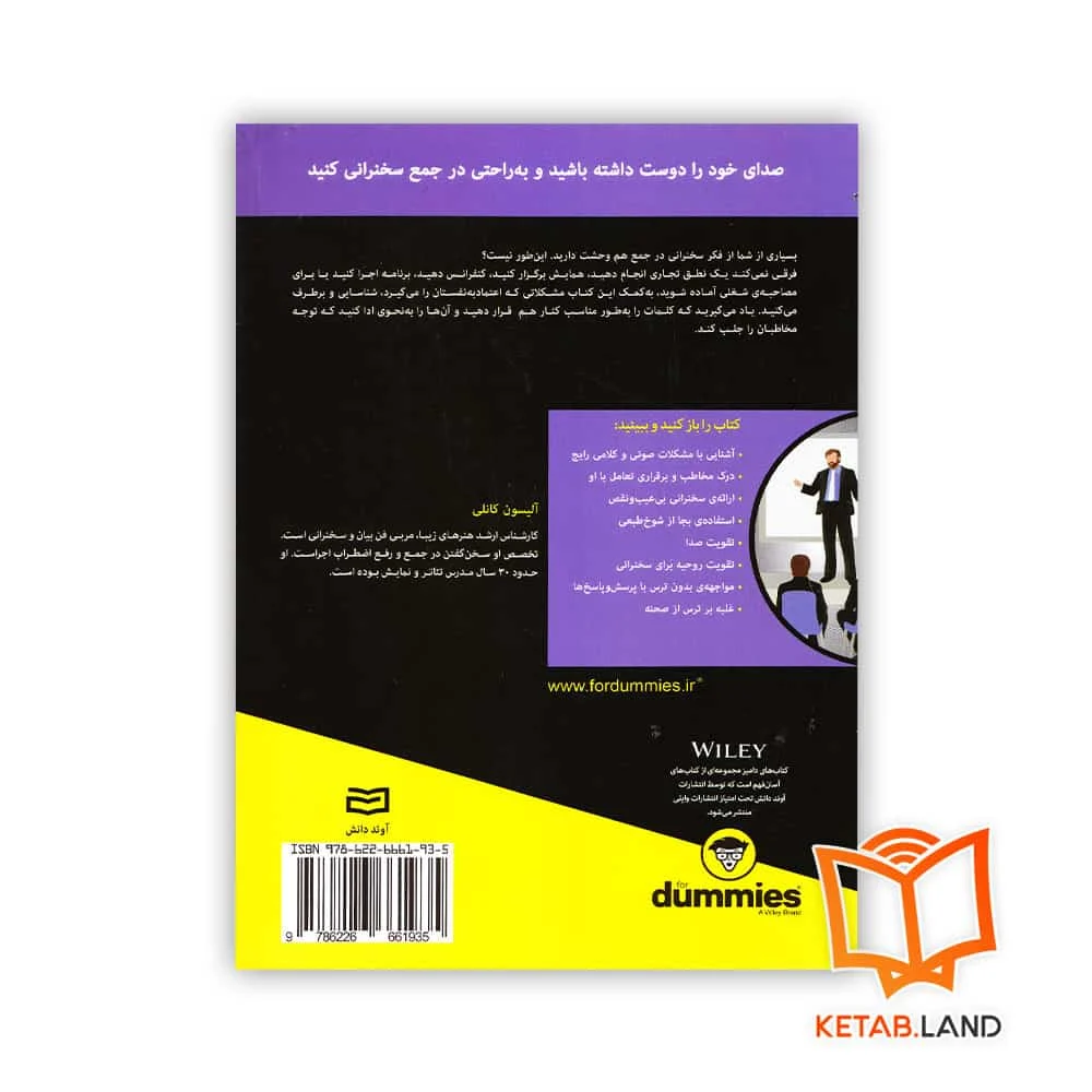 قیمت کتاب مهارت سخن گفتن در جمع For Dummies