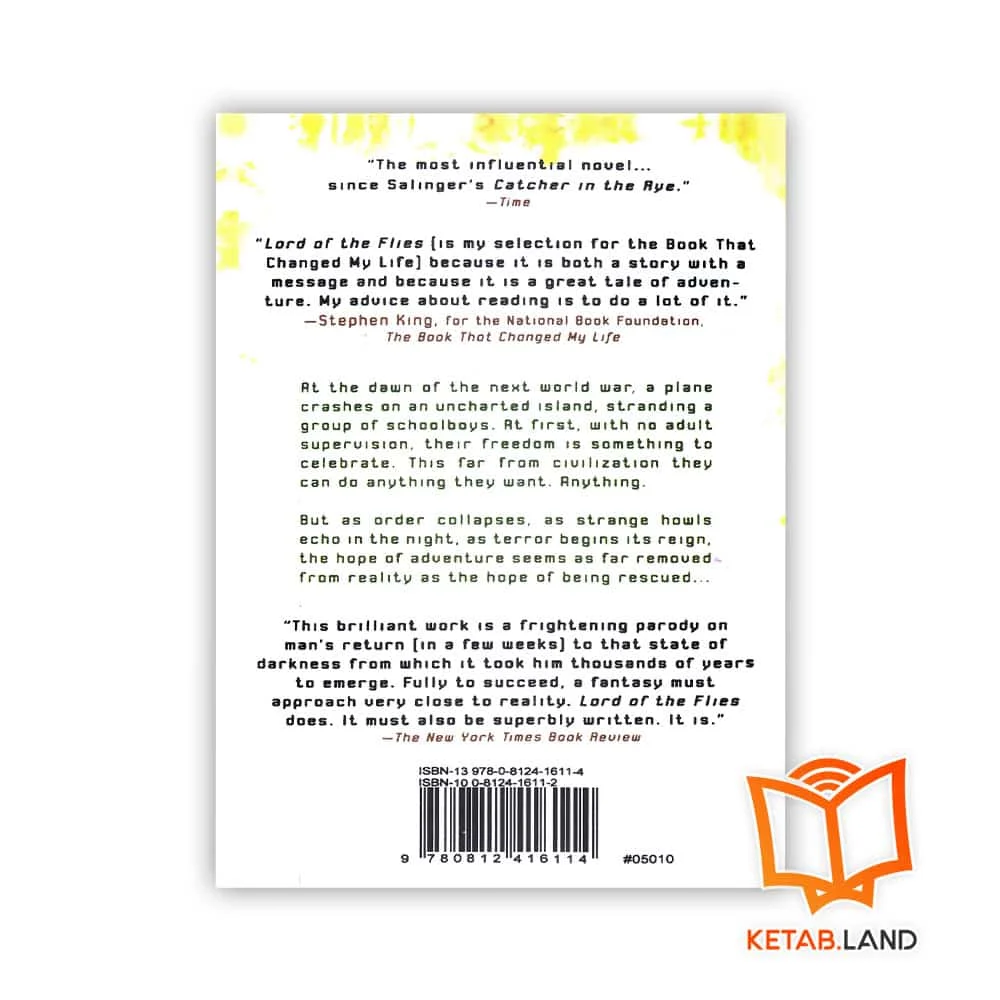قیمت رمان Lord of the flies front