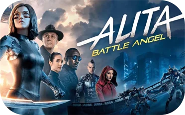 یادگیری زبان انگلیسی با فیلم و سریال 2025 14 بنر معرفی فیلم آلیتا فرشته جنگجو