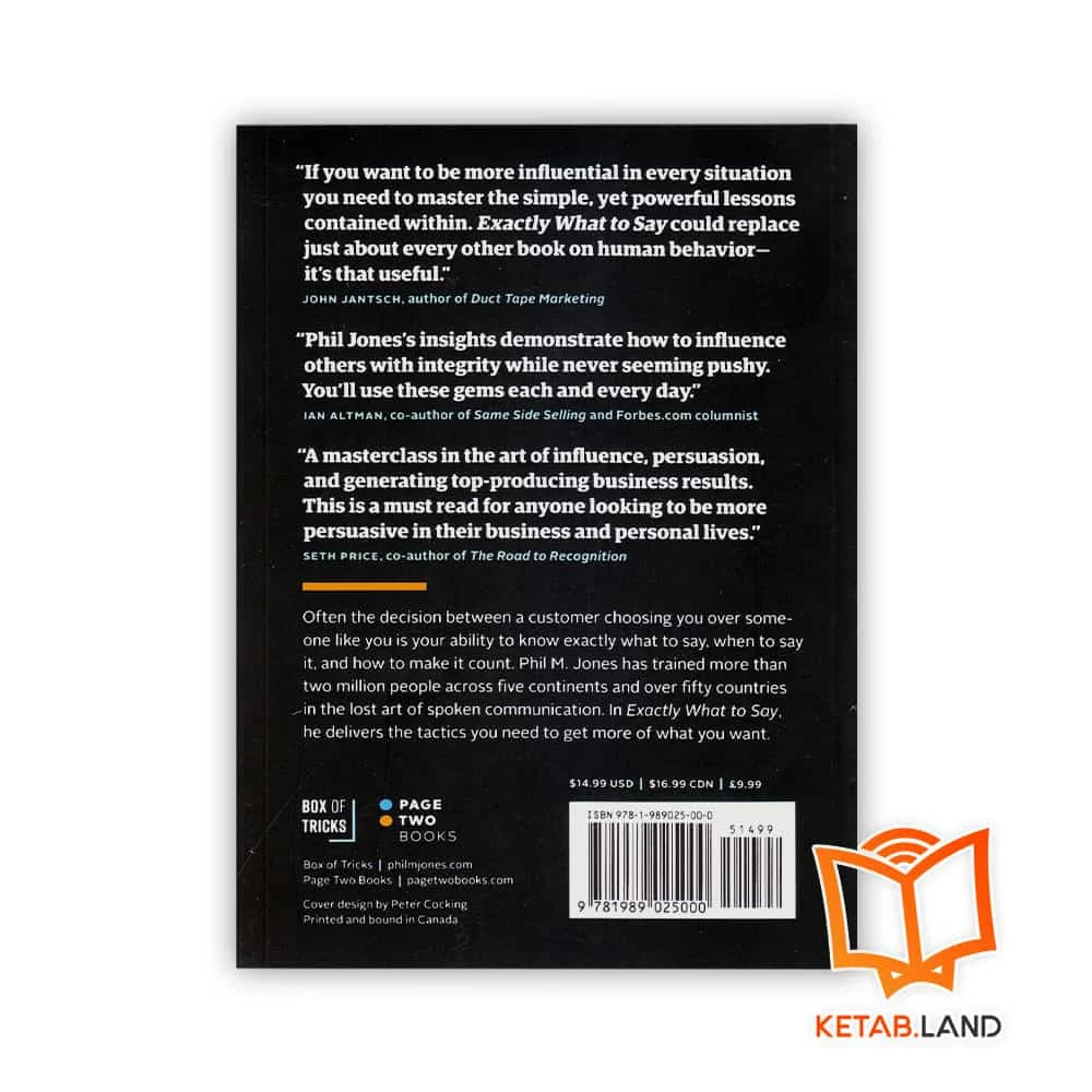 قیمت کتاب Exactly What to Say