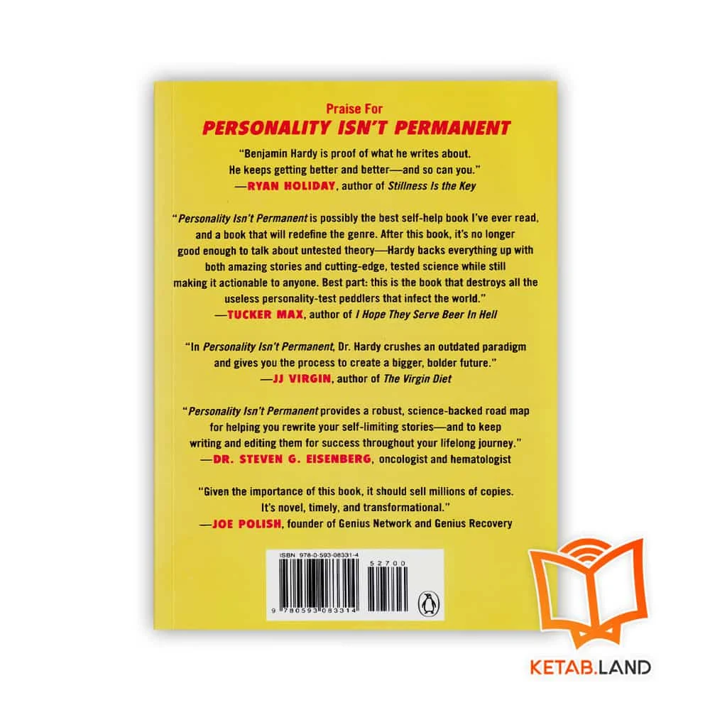 قیمت کتاب Personality isn't Permanent