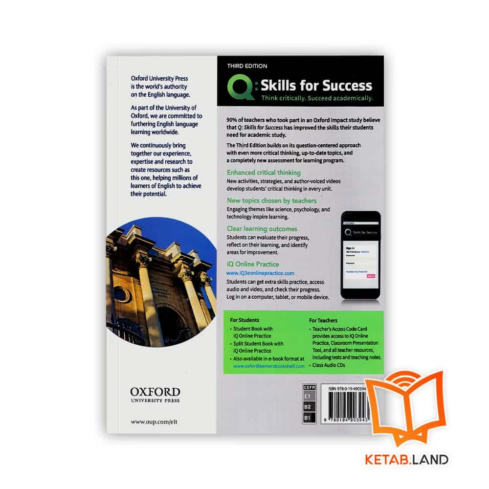 قیمت کتاب Q Skills for Success Reading and Writing 3 3rd