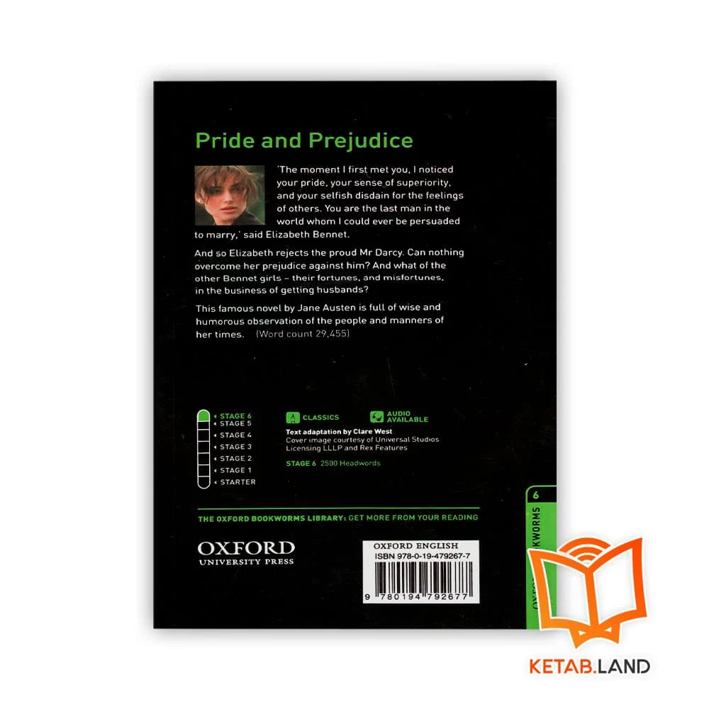 قیمت کتاب کتاب Pride and Prejudice Bookworms 6