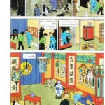 کتاب ماجراهای تن تن 5 گل آبی 10 خرید کتاب نیلوفر آبی و تن تن