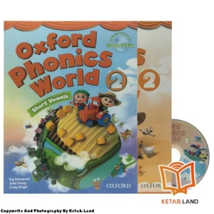 قیمت و خرید کتاب Oxford Phonics World 2 از کتاب لند - تصویر اصلی - تصویر اول - تصویر جلد روی کتاب به همراه کتاب کار و DVD