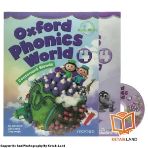 قیمت و خرید کتاب Oxford Phonics World 4 از کتاب لند - تصویر اصلی - تصویر اول - تصویر جلد روی کتاب به همراه کتاب کار و DVD