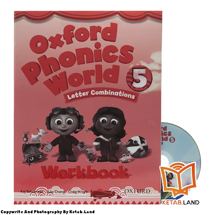 قیمت و خرید کتاب Oxford Phonics World 5 از کتاب لند - تصویر چهارم - تصویر متعلقات همراه کتاب - کتاب کار و DVD