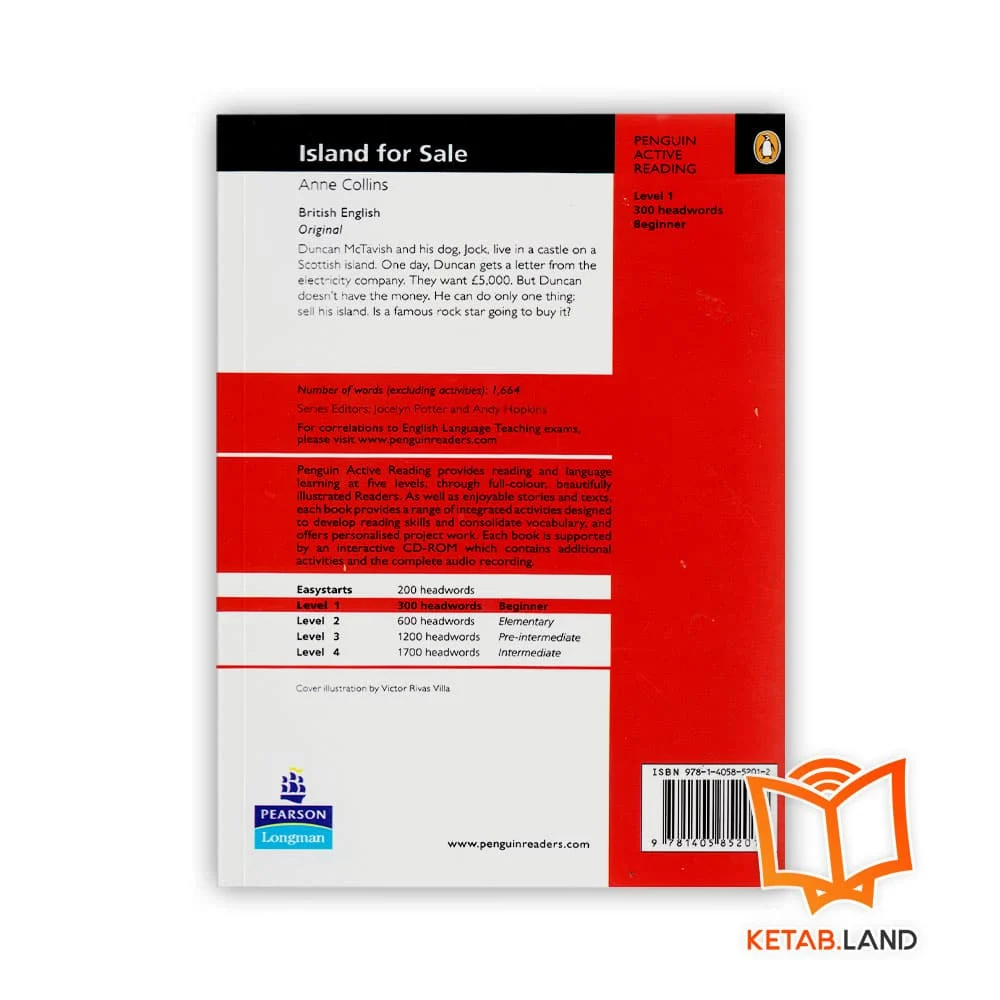 قیمت کتاب Island for Sale Penguin Level 1