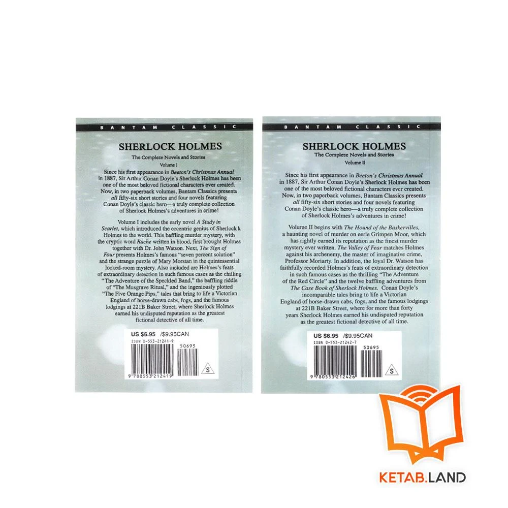 قیمت پک دو جلدی رمان Sherlock Holmes
