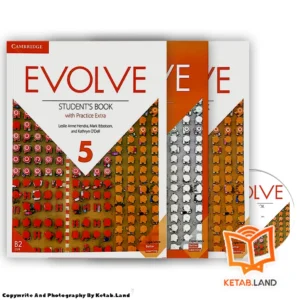قیمت و خرید کتاب Evolve 5 Book از کتاب لند - تصویر اصلی - تصویر اول - تصویر جلد روی کتاب به همراه کتاب کار، کتاب ویدئو و DVD
