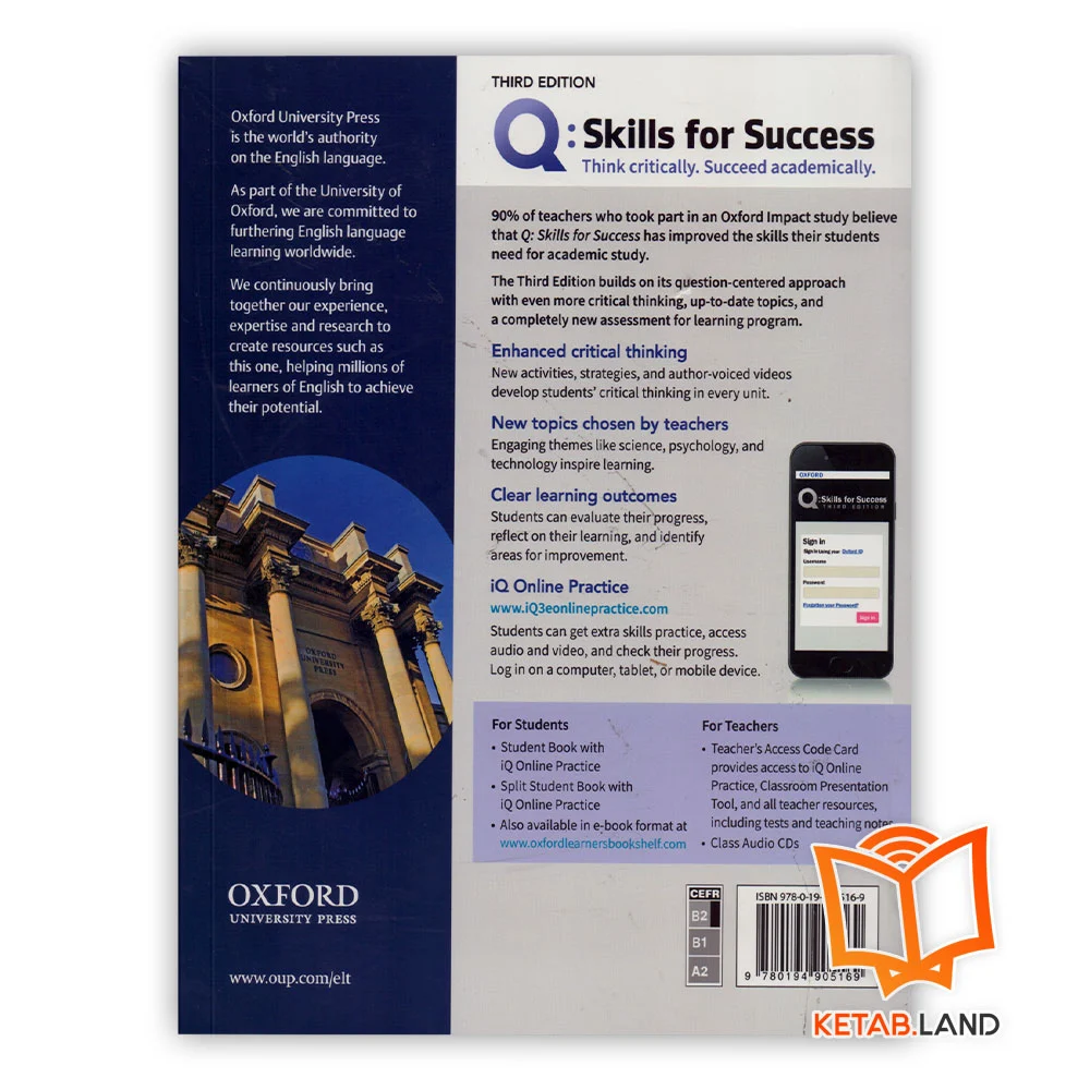 قیمت کتاب Q Skills for Success Listening and Speaking 4 3rd